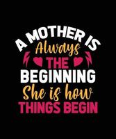 MOM LETTERING QUOTE FOR T-SHIRT DESIGN vector