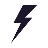 lightning icon vector design