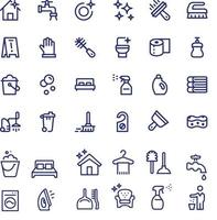 cleaning icons vector design