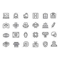 healthcare icons vector design