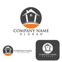 House logo and symbol vector image