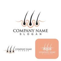 Hair treatments logo vector icon image