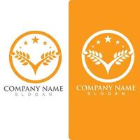 wheat logo vector