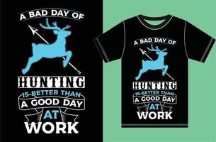 Hunting T shirt Design. vector