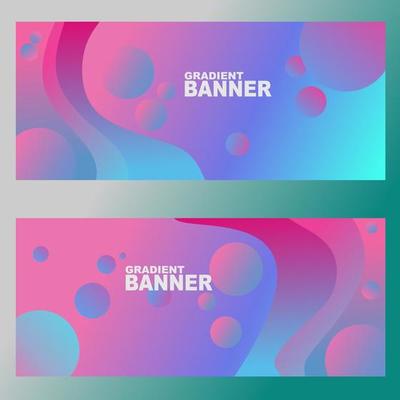 set of gradient landing page backgrounds. design for web, pamphlets, posters, advertising billboards