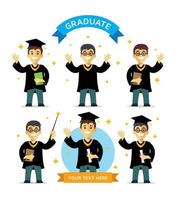 Group of students illustration vector