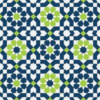 Abstract colorful seamless Islamic pattern