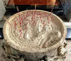 Incense burner for performing Buddhist rituals photo