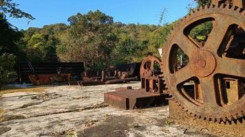 old rusty machinery that don't work photo