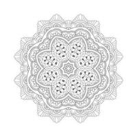 vector de mandala para un hermoso diseño