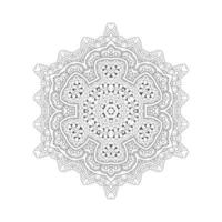 vector de mandala elegante para el diseño