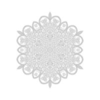 beautiful line art mandala vector