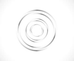 Abstract Lines in Circle Form, Design element, Geometric shape, Striped border frame for image, Technology round Logo, Spiral Vector Illustration