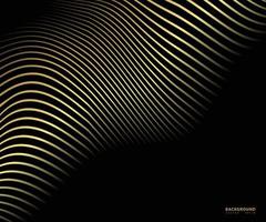 Striped gold texture, Abstract warped Diagonal Striped Background, waved lines texture. Brand new style for your business design, vector template for your ideas