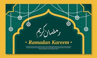 ramadan kareem template background vector