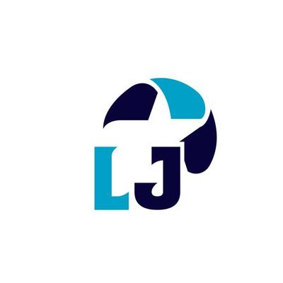 LJ logo design. LJ Professional letter logo design.