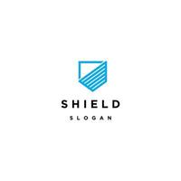 Abstract shield logo icon design template vector