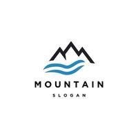 Mountain logo icon design template vector