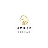 Horse logo icon design template vector