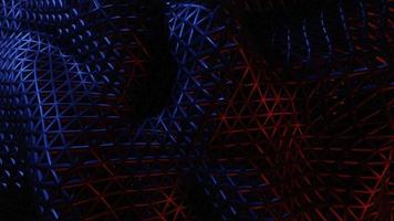 3D render, Abstract dark matter geometric pattern  background photo