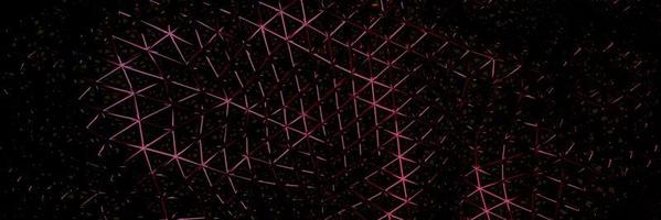 3D render, Abstract dark matter geometric pattern  background photo