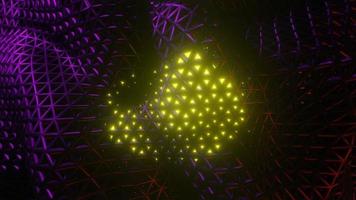 3D render, Abstract dark matter geometric pattern  background photo