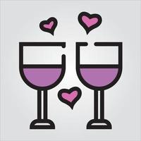 Isolated Glass Toast Scalable Vector Graphics