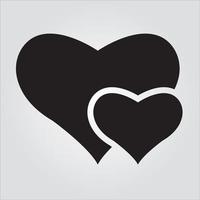 Isolated Hearts Glyph Icon Unlimited Scalable Vector Graphics