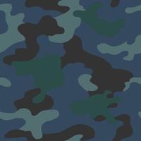 el camuflaje militar de textura repite el patrón vectorial sin costuras para tela, fondo, papel tapiz y otros. estampado de ropa clásica. patrón de camuflaje de vector transparente monocromo abstracto.