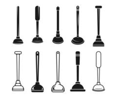 Rubber Plunger Vector And Icon design