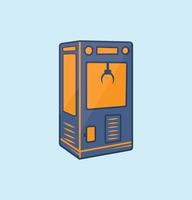 Crane Claw Machine Vector Desing And Illustration.
