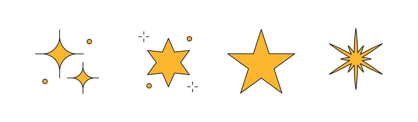 Sparkle icon set