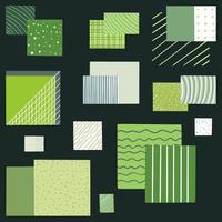Green square pattern. photo