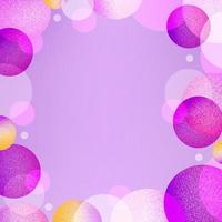 Purple gradient circle on purple background. photo