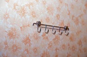 Cloth hangers and beautiful backgrounds. photo