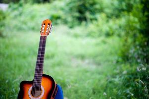 Guitar and nature Good atmosphere photo