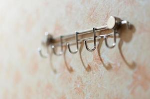 Cloth hangers and beautiful backgrounds. photo