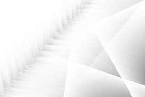 Abstract white and gray color, modern design background with geometric shape. Vector illustration. photo