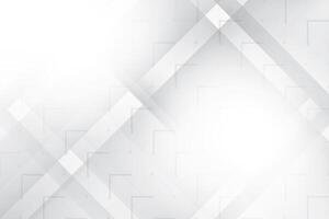 Abstract white and gray color, modern design background with geometric shape. Vector illustration. photo