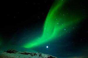 aurora boreal sur de islandia foto