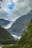 Scenic view of the Franz Joseph Glacier in New Zealand photo