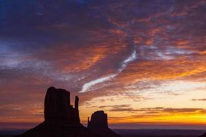 Scenic view of Monument Valley Utah USA photo