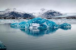 View of Jokulsarlon Ice Lagoon photo