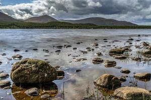 View of Loch Morlich at Sunset photo