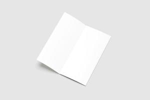 A4 TRIFOLD BROCHURE BLANK MOCKUPS photo