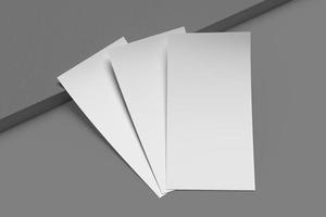 DL FLYER BLANK MOCKUPS photo