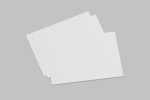 A4 FLYER LANDSCAPE BLANK MOCKUPS photo