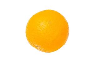 Orange fruit on white background photo