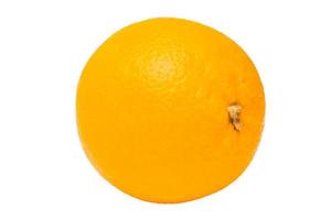 Orange fruit on white background photo