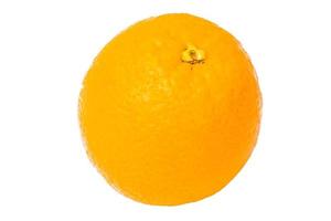 Orange fruit on white background photo